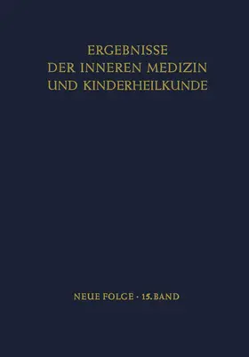 Heilmeyer / Schoen / Rudder |  Ergebnisse der Inneren Medizin und Kinderheilkunde | Buch |  Sack Fachmedien