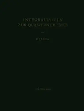 Preuss | Integraltafeln zur Quantenchemie | E-Book | www.sack.de