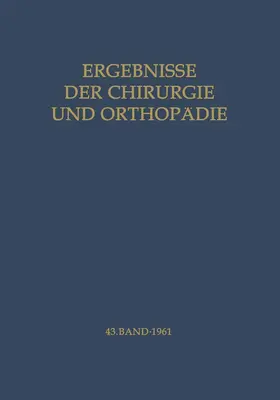  Ergebnisse der Chirurgie und Orthopädie | Buch |  Sack Fachmedien