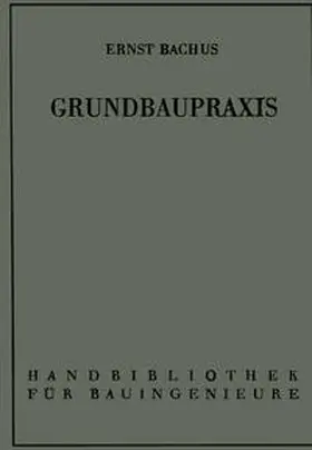 Bachus |  Grundbaupraxis | eBook | Sack Fachmedien