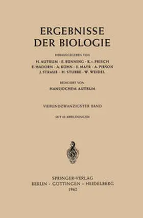 Autrum / Bünning / Weidel |  Ergebnisse der Biologie | eBook | Sack Fachmedien