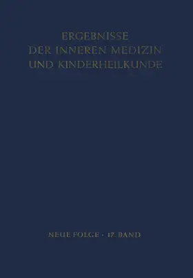 Heilmeyer / Schoen / Rudder |  Ergebnisse der Inneren Medizin und Kinderheilkunde | Buch |  Sack Fachmedien
