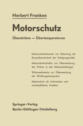 Franken |  Motorschutz | eBook | Sack Fachmedien