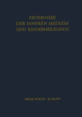 Heilmeyer / Prader / Schoen |  Ergebnisse der Inneren Medizin und Kinderheilkunde | Buch |  Sack Fachmedien