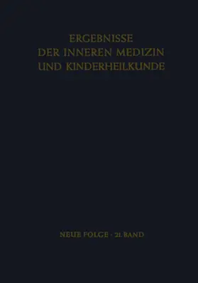 Heilmeyer / Prader / Schoen |  Ergebnisse der Inneren Medizin und Kinderheilkunde | Buch |  Sack Fachmedien
