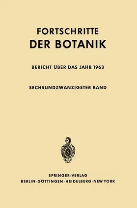 Ellenberg / Bünning |  Bericht über das Jahr 1963 | Buch |  Sack Fachmedien