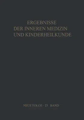 Heilmeyer / Schoen / Prader |  Ergebnisse der Inneren Medizin und Kinderheilkunde | eBook | Sack Fachmedien