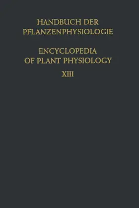 Schumacher |  Der Stofftransport in der Pflanze / Translocation in Plants | Buch |  Sack Fachmedien