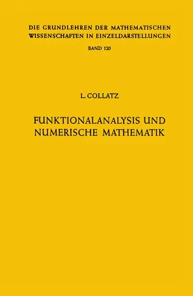 Collatz |  Funktionalanalysis und Numerische Mathematik | Buch |  Sack Fachmedien