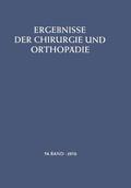 Löhr / Trede / Senning |  Ergebnisse der Chirurgie und Orthopädie | Buch |  Sack Fachmedien