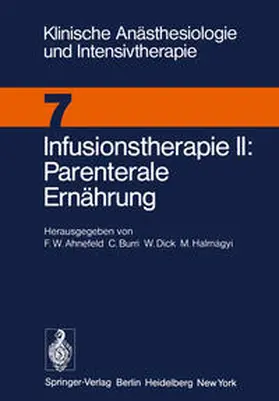 Infusionstherapie II Parenterale Ernährung | E-Book | www.sack.de