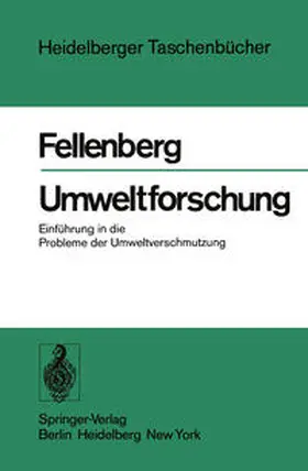 Fellenberg |  Umweltforschung | eBook | Sack Fachmedien
