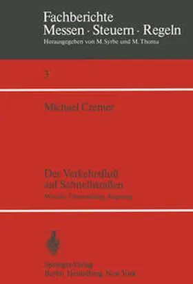 Cremer | Der Verkehrsfluß auf Schnellstraßen | E-Book | www.sack.de