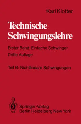 Benz |  Teil B: Nichtlineare Schwingungen | eBook | Sack Fachmedien