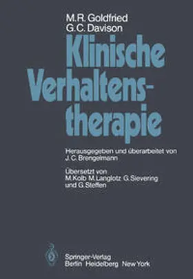 Goldfried / Davison / Brengelmann |  Klinische Verhaltenstherapie | eBook | Sack Fachmedien