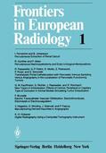  Frontiers in European Radiology | Buch |  Sack Fachmedien