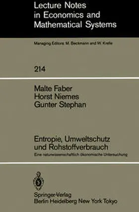Faber / Niemes / Stephan |  Entropie, Umweltschutz und Rohstoffverbrauch | eBook | Sack Fachmedien