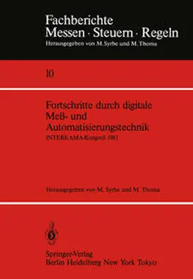 Syrbe / Thoma |  Fortschritte durch digitale Meß- und Automatisierungstechnik | eBook | Sack Fachmedien