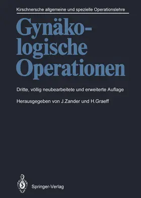 Graeff / Zander |  Gynäkologische Operationen | Buch |  Sack Fachmedien