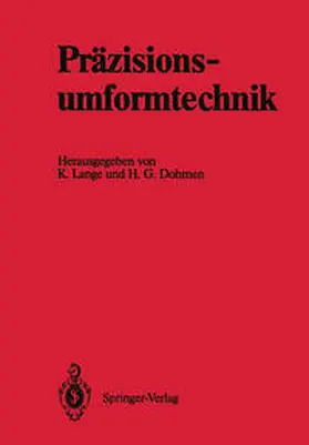 Lange / Dohmen |  Präzisionsumformtechnik | eBook | Sack Fachmedien