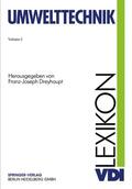 Dreyhaupt |  VDI-Lexikon Umwelttechnik | Buch |  Sack Fachmedien