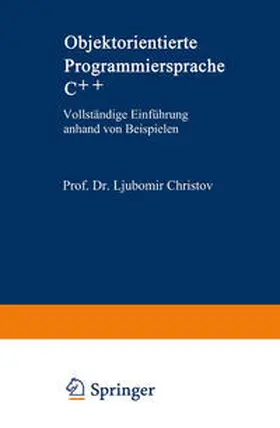 Christov | Objektorientierte Programmiersprache C++ | E-Book | www.sack.de