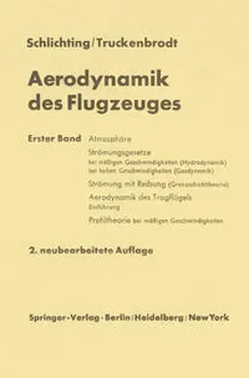 Schlichting / Truckenbrodt |  Aerodynamik des Flugzeuges | eBook | Sack Fachmedien