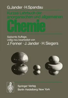 Jander / Spandau |  Kurzes Lehrbuch der anorganischen und allgemeinen Chemie | eBook | Sack Fachmedien