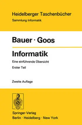 Bauer / Goos |  Informatik | eBook | Sack Fachmedien