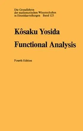 Yosida |  Functional Analysis | eBook | Sack Fachmedien