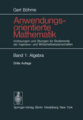Böhme |  Anwendungsorientierte Mathematik | eBook | Sack Fachmedien
