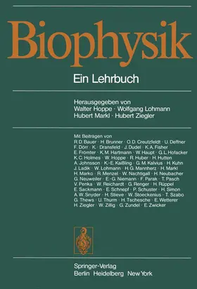 Hoppe / Ziegler / Lohmann |  Biophysik | Buch |  Sack Fachmedien