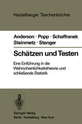 Anderson / Popp / Schaffranek |  Schätzen und Testen | eBook | Sack Fachmedien