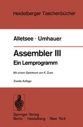 Alletsee / Umhauer |  Assembler III | eBook | Sack Fachmedien
