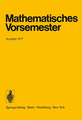 Richter |  Mathematisches Vorsemester | eBook | Sack Fachmedien