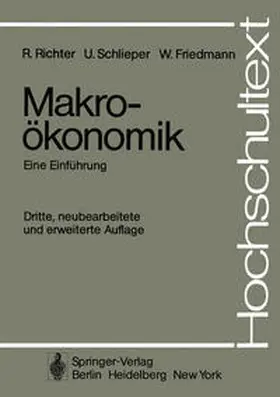 Richter / Schlieper / Friedmann |  Makroökonomik | eBook | Sack Fachmedien