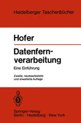 Hofer |  Datenfernverarbeitung | eBook | Sack Fachmedien