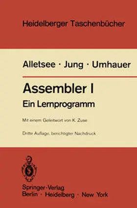Alletsee / Jung / Umhauer |  Assembler I | eBook | Sack Fachmedien