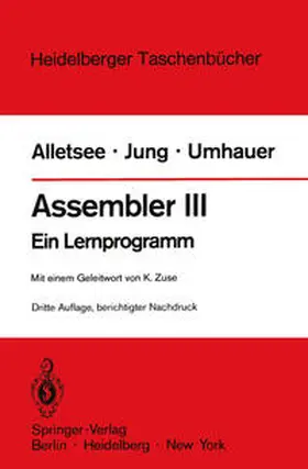 Alletsee / Jung / Umhauer |  Assembler III | eBook | Sack Fachmedien