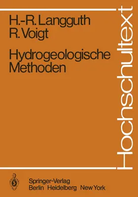 Langguth / Voigt |  Hydrogeologische Methoden | Buch |  Sack Fachmedien