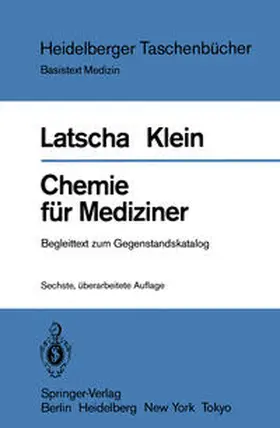 Latscha / Klein |  Chemie für Mediziner | eBook | Sack Fachmedien