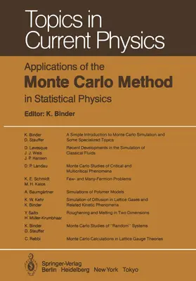 Binder |  Applications of the Monte Carlo Method in Statistical Physics | Buch |  Sack Fachmedien