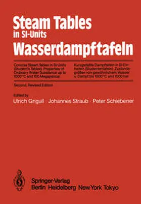 Grigull / Straub / Schiebener |  Steam Tables in SI-Units / Wasserdampftafeln | eBook | Sack Fachmedien