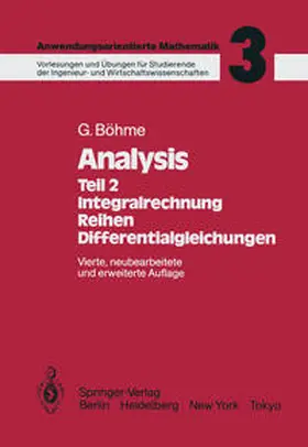Böhme |  Analysis | eBook | Sack Fachmedien