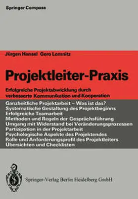 Hansel / Lomnitz |  Projektleiter-Praxis | eBook | Sack Fachmedien