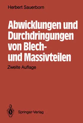 Sauerborn |  Abwicklungen und Durchdringungen von Blech- und Massivteilen | eBook | Sack Fachmedien