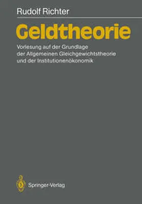 Richter |  Geldtheorie | eBook | Sack Fachmedien