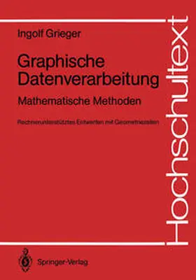 Grieger |  Graphische Datenverarbeitung | eBook | Sack Fachmedien