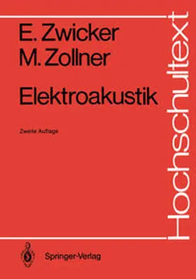 Zwicker / Zollner |  Elektroakustik | eBook | Sack Fachmedien