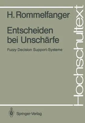 Rommelfanger | Entscheiden bei Unschärfe | E-Book | www.sack.de